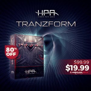 Get 80% off Tranzform hybrid instruments by Hidden Path Audio