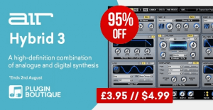 Save 95% on AIR Music Tech’s Hybrid 3 software synthesizer